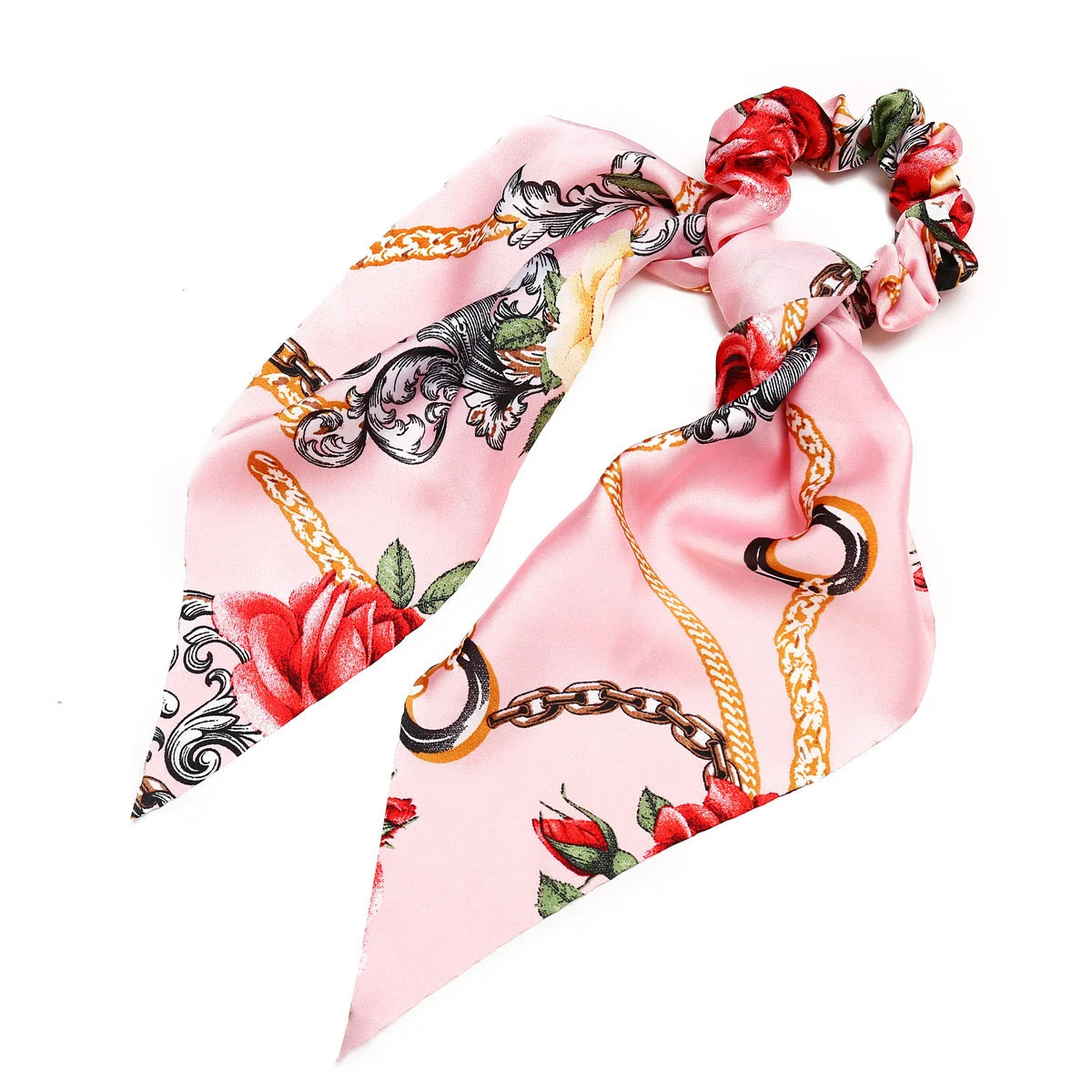 Fashion Dots Scrunchies Long Hair Rope Korean Hair Ties for Women Ponytail Scarf Sweet Elastic Hair Band Hair Accessories