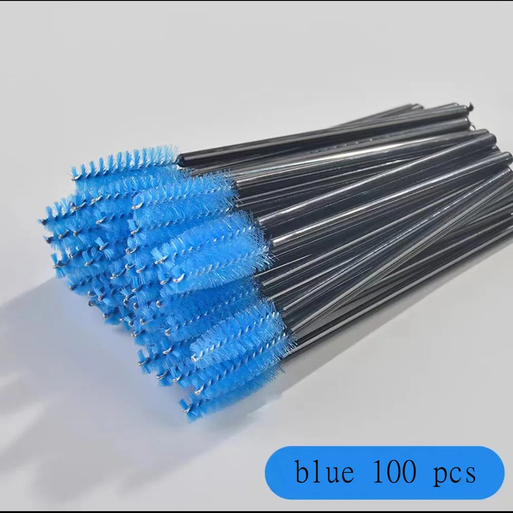 100 Pcs Disposable Eyelash Mascara Brushes for Eye Lashes Extension Eyebrow and Makeup Wholesale of Makeup Tools - My Store