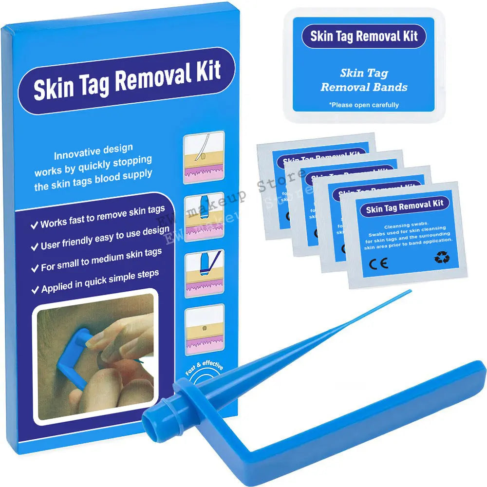 Micro Skin Tag Remover Remover Patch Mole Remover Kit Remove Acne Pimple Treatments Cleansing Swabs  Face Skin Care Beauty