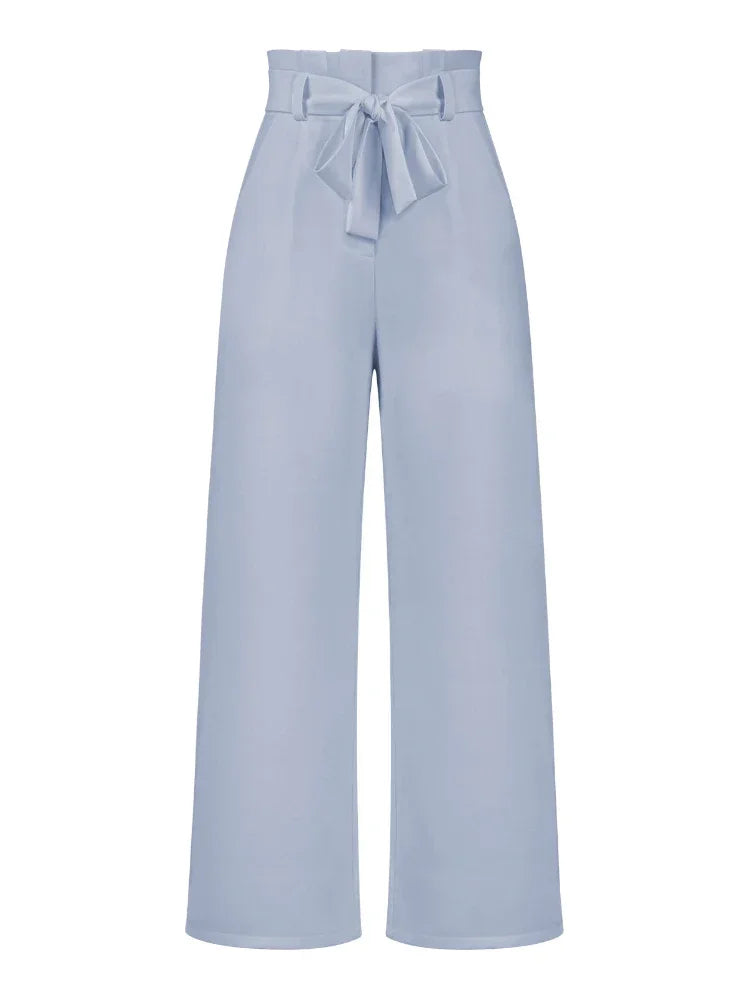 Fashion New in Women's Pants Casual Workplace Loose Women Pant Versatile Straight Broad Leg High Waist Pants Women Clothing