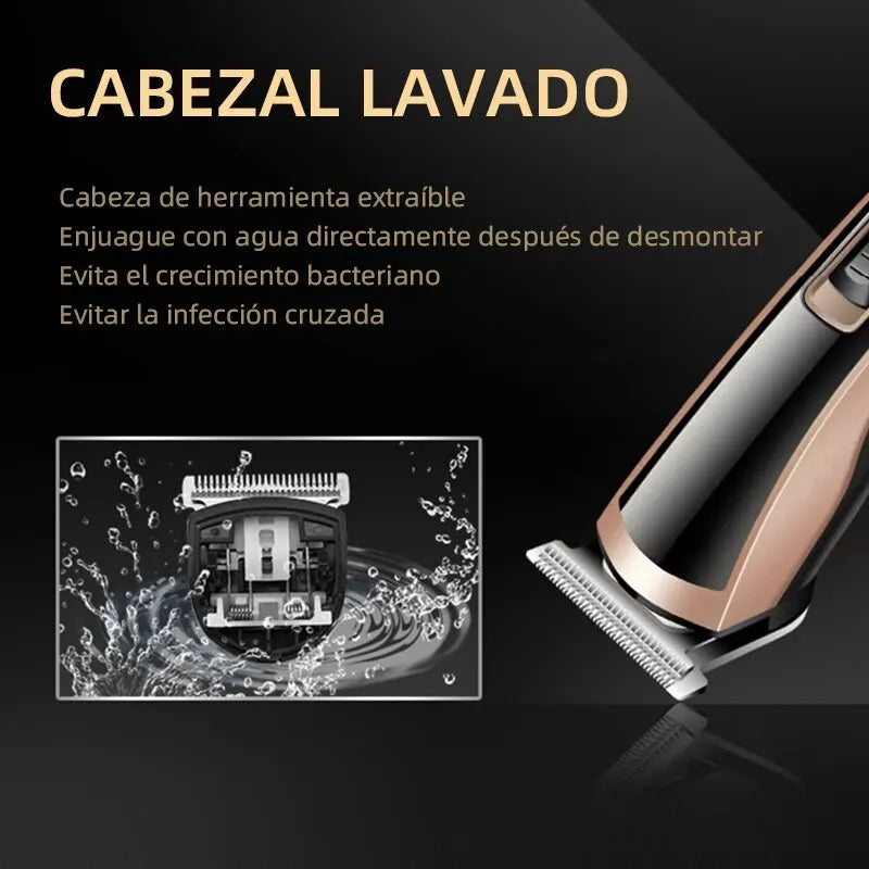 Kemei-418 Electric Hair Clipper Rechargeable Baby Hair Clipper Styling Tool Original Grooming Cordless Hair Clipper for Men 418