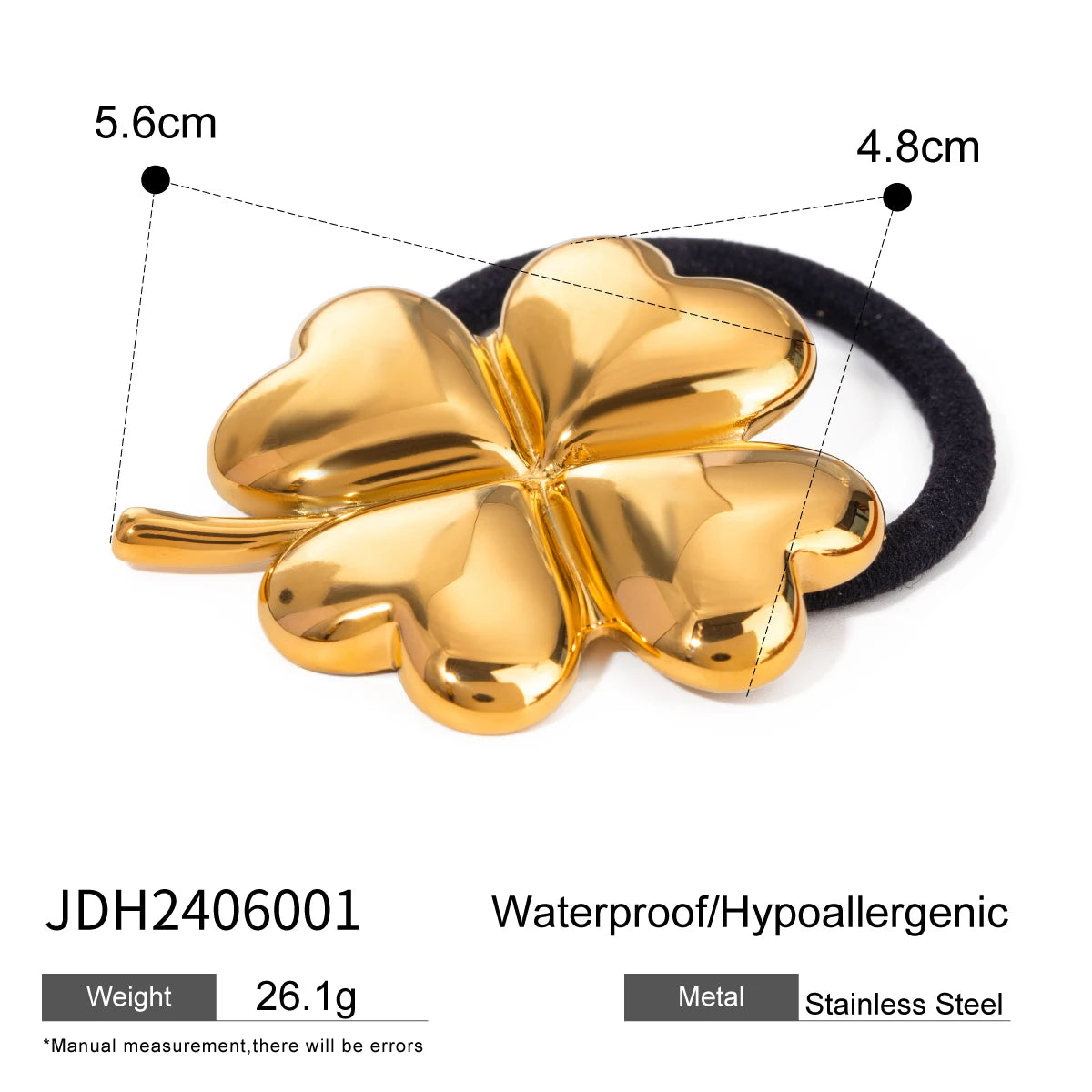 Uworld Starfish Hair Accessories 18K Gold Color Waterproof Stainless Steel Hairpin Headband 2024 Hair Accessories Fashion Jewelr