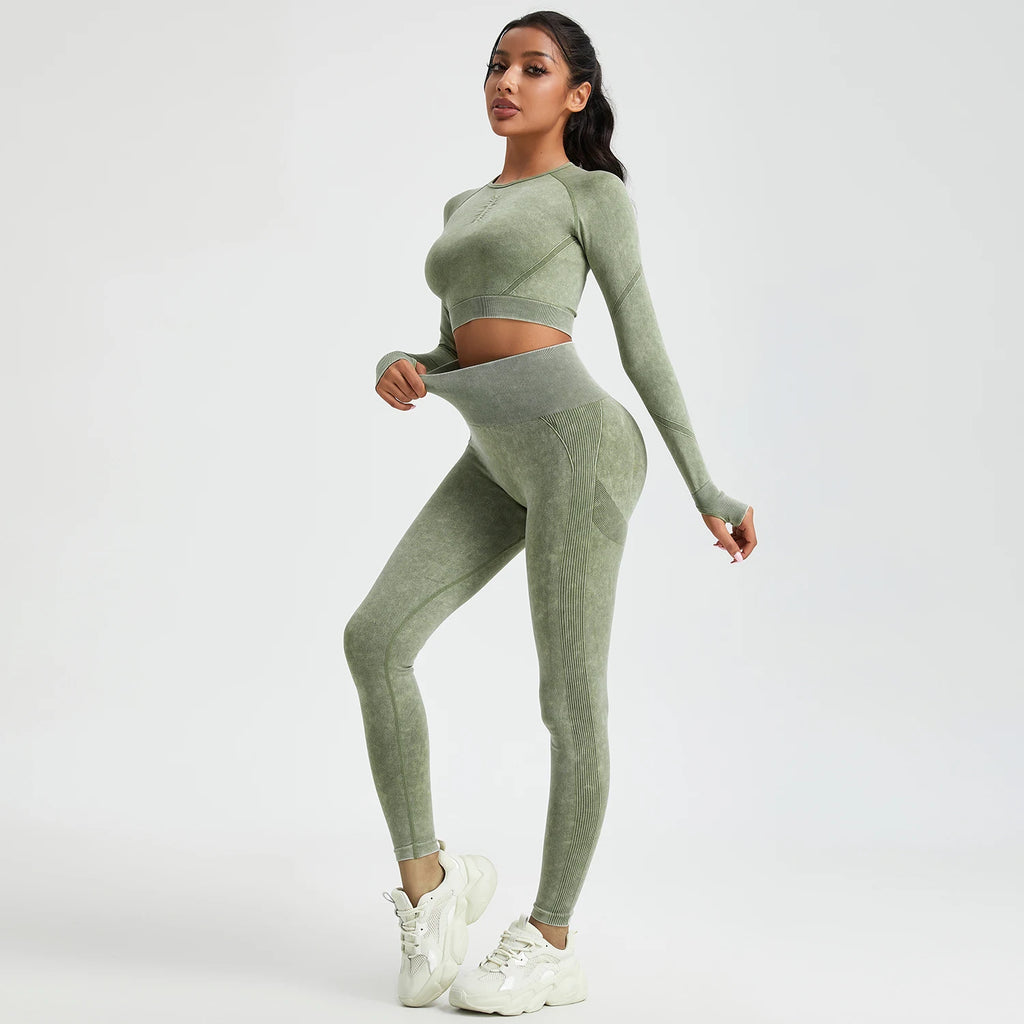 Wash Autumn Pant Sets Skinny Stretch Sport Pant Sets  Beautiful Activewear Exercise Activewear Running Sport Leggings