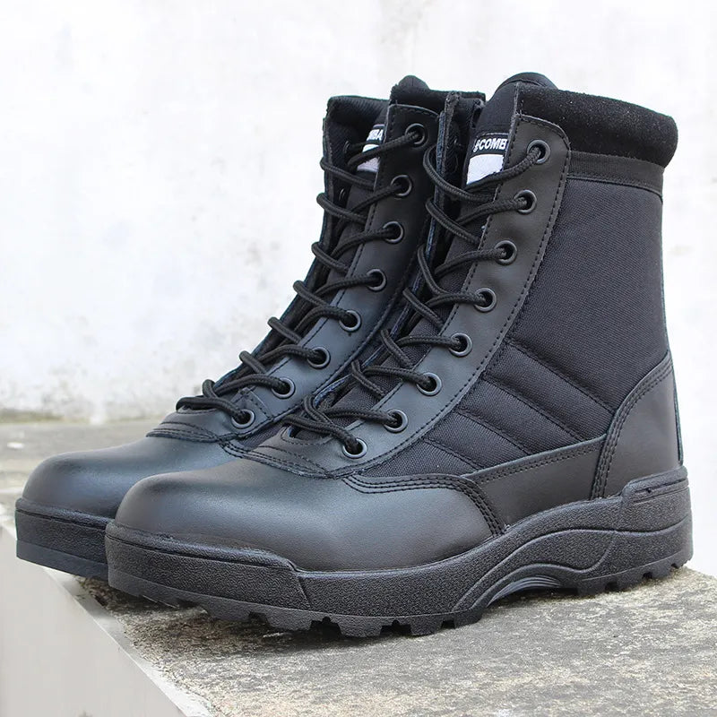 2025 New Tactical Boots Men Boots Special Force Desert Combat Male Boots Outdoor Hiking Boots Ankle Shoes Men Tactical Boots
