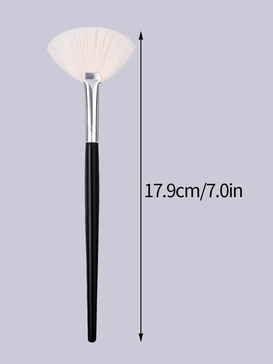 1PC High Grade Highlighter Brush Makeup Accessories Cosmetics Fan Shape Makeup Brush Highlighter Makeup Brush Powder Brush - My Store