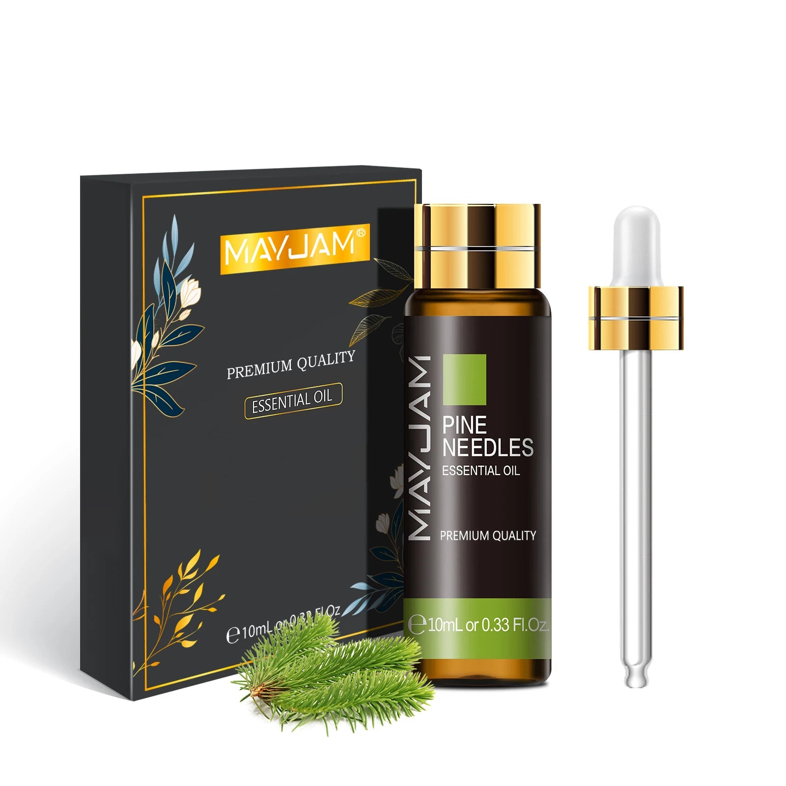 10ML Citronella Chamomile Lemon Rose Sage Essential Oils Basil Vetiver Myrrh Pepper Fennel Pine Needles Camphor Massage Oil