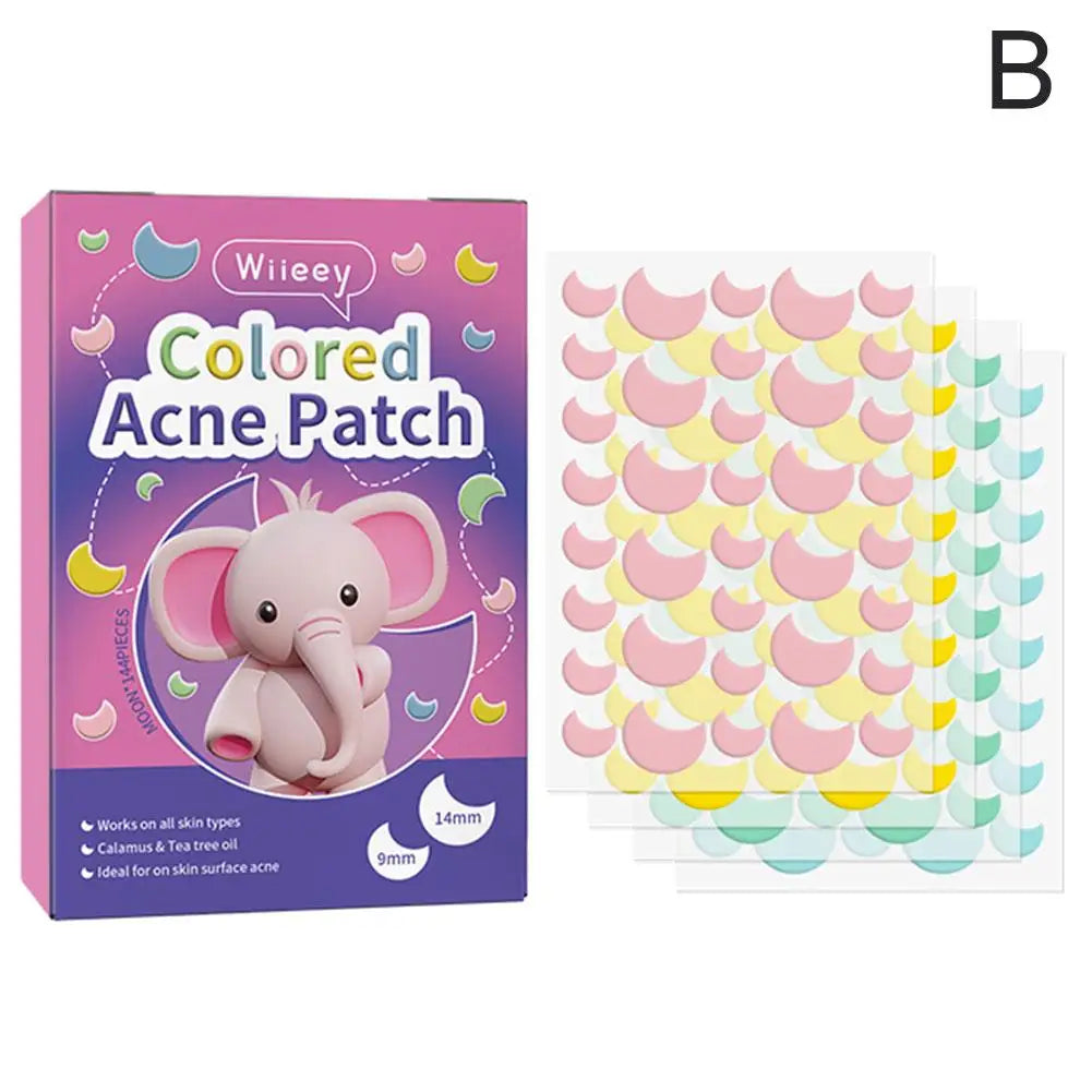 144 PCS/SET Star Pimple Patch Acne Colorful Invisible Acne Removal Skin Care Stickers Concealer Face Spot Beauty Makeup Tools