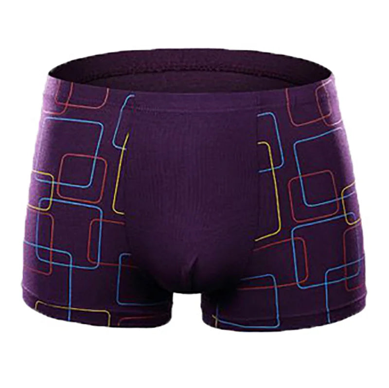 Mens Boxer Shorts Modal Underwear Sexy Striped Underpants Breathable Boxers Bamboo Fiber Panties Male Underwears Plus Size L-5xl