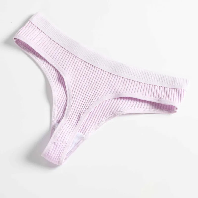 Sexy Cotton Thong Women Low Waist Panties Sexy Underwear Ladies Briefs Lingere Panty Underware Womens Lingerie