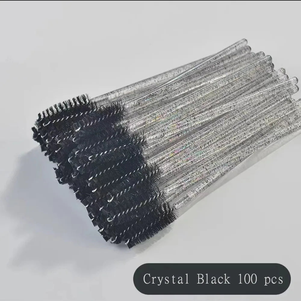 100 Pcs Disposable Eyelash Mascara Brushes for Eye Lashes Extension Eyebrow and Makeup Wholesale of Makeup Tools - My Store