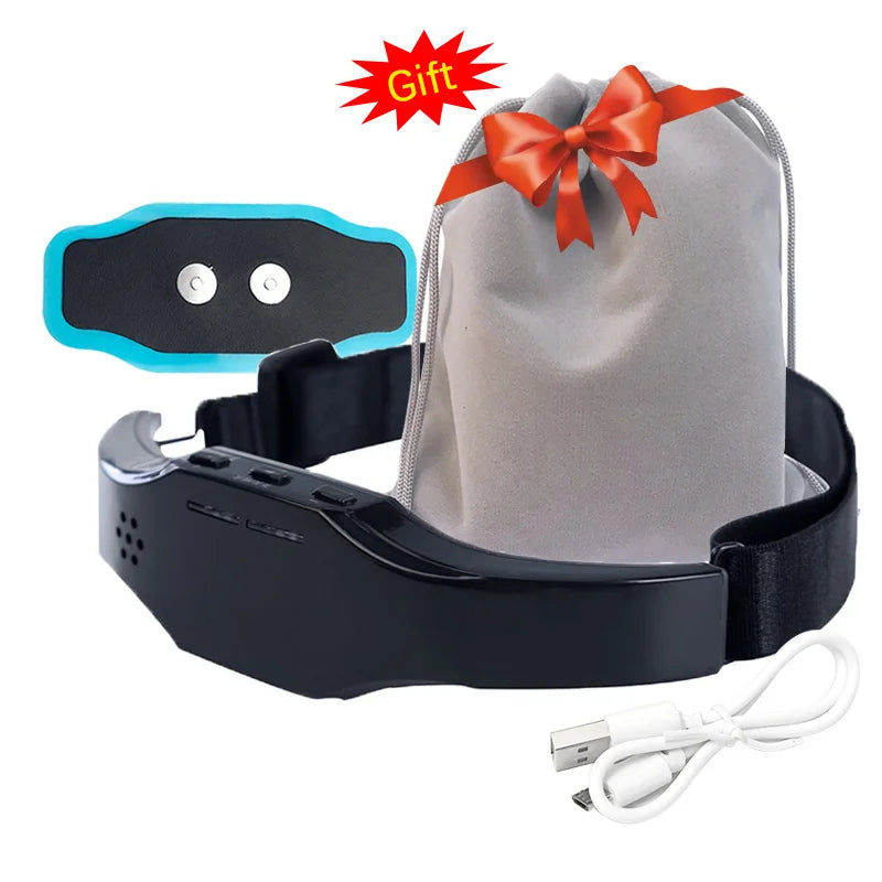 Electric Headache and Migraine Relief Head Massager Migraine Insomnia Release Therapy Body Relax Sleeping Aid Device Health Care