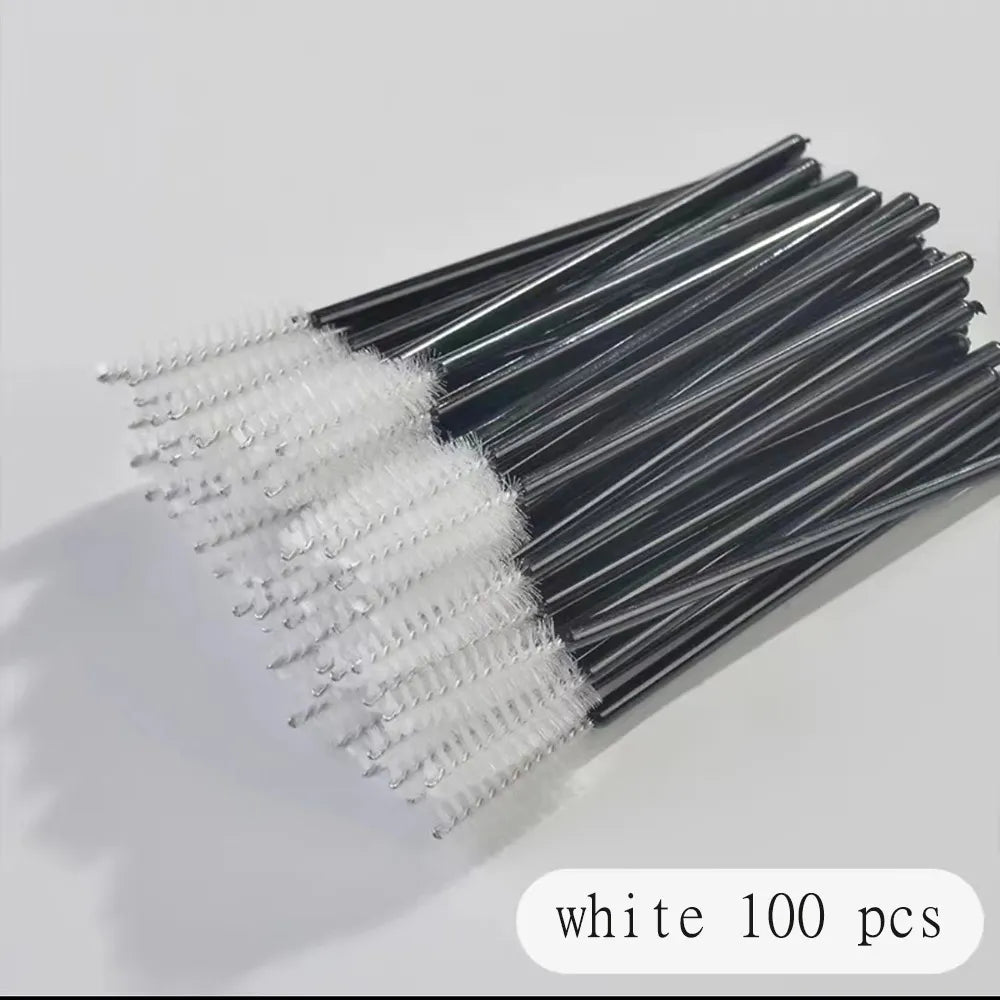 100 Pcs Disposable Eyelash Mascara Brushes for Eye Lashes Extension Eyebrow and Makeup Wholesale of Makeup Tools - My Store
