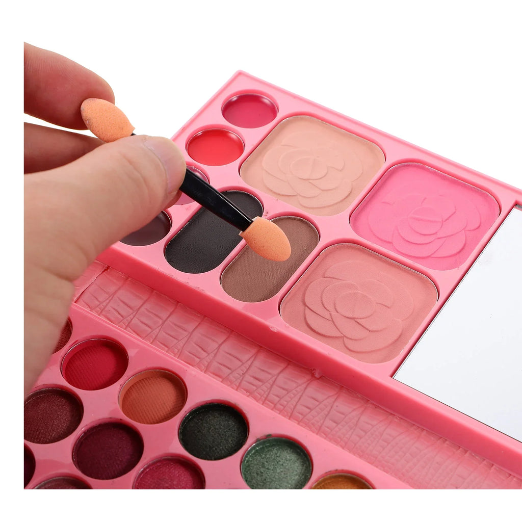 33 Colors Makeup Kit Eyeshadow Powder Blush Lipstick Pallets Long Lasting Girl Pan With Mirror Beginner Plate Cosmetics Makeup - My Store