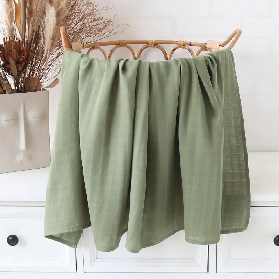 120x120cm Bamboo Muslin Swaddles Baby Blankets Newborn Baby Blanket Soft Baby Swaddle Muslin Wrap