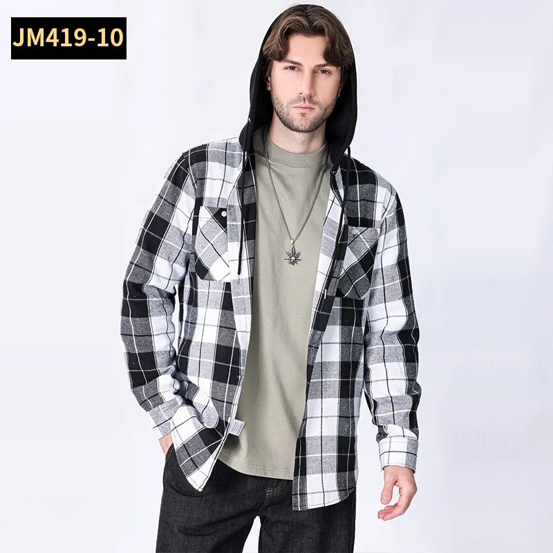 Hoodies for Men Streetwear Hoodie Ropa Para Hombre Sudaderas Oversize Chemise Gucci Shirts for Long Sleeve Big Size Men's Cloth - My Store