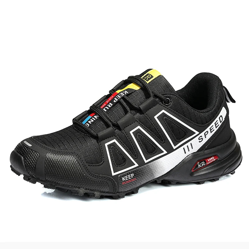 Men‘s Waterproof Hiking Shoes Outdoor Trainers Lace-Up Climbing Shoes Women Trekking Sneakers Anti-Slip Hunting Tactical Sneaker