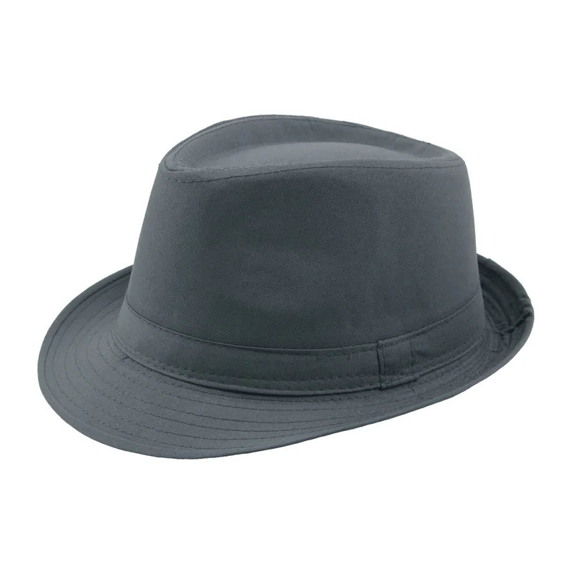 Fashion Summer Hat Panama Wide Brim Fedora Jazz Hat Men Outdoor Sun Hat Retro Bowler Hats Gorro