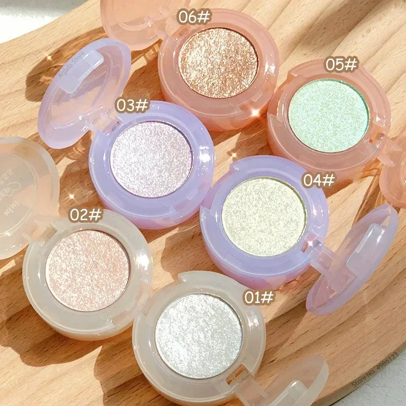 Monochrome Glitter Eyeshadow Pearlescent Highlighter Powder Makeup Diamond Eye Shadow Palette Bright Shiny Eye Makeup Cosmetics - My Store