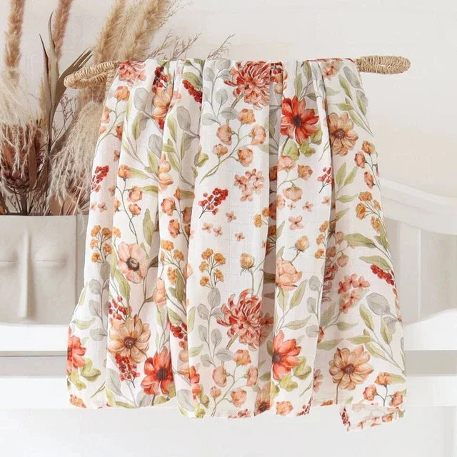 120x120cm Bamboo Muslin Swaddles Baby Blankets Newborn Baby Blanket Soft Baby Swaddle Muslin Wrap