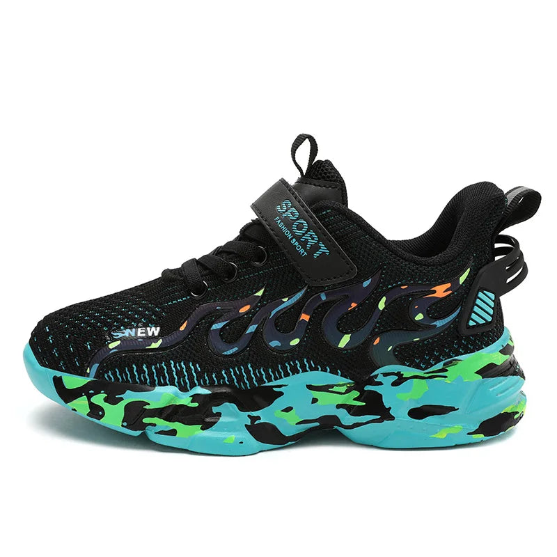 Boys Running Shoes  Design Children Sneakers Mesh Kids Casual Sneakers 7-12 Years Children Sneakers for Boys