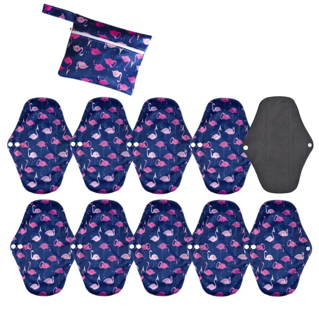 Reusable Menstrual Pads for Monthly Gaskets Women's Panties Washable Sanitary Napkin Female Hygiene Daily Towels Personal Health