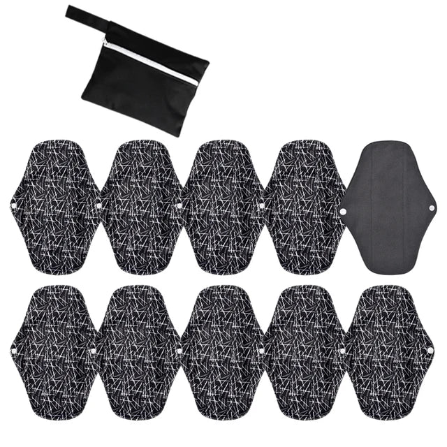 Reusable Menstrual Pads for Monthly Gaskets Women's Panties Washable Sanitary Napkin Female Hygiene Daily Towels Personal Health