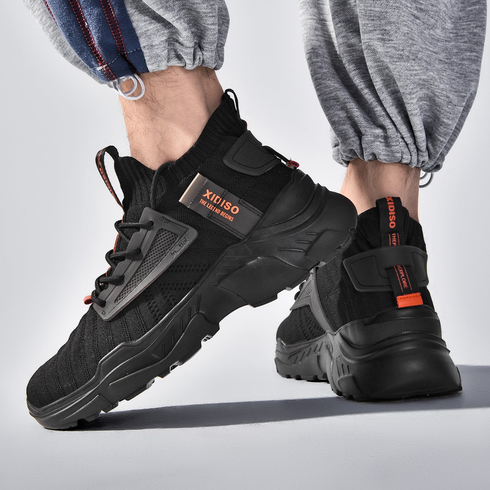 New Arrival Simple Style Walking Shoes Outdoor Footwear Casual Lace Up Tennis Sneaker for Men Fashion Athletic Sneakers