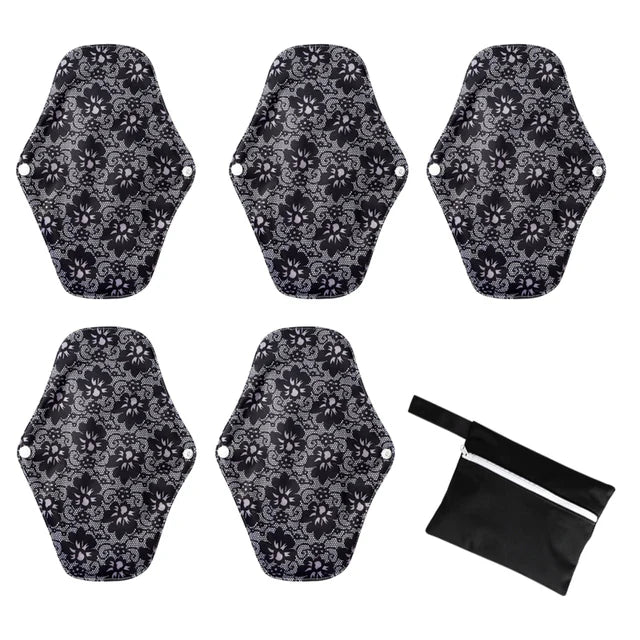 Reusable Menstrual Pads for Monthly Gaskets Women's Panties Washable Sanitary Napkin Female Hygiene Daily Towels Personal Health