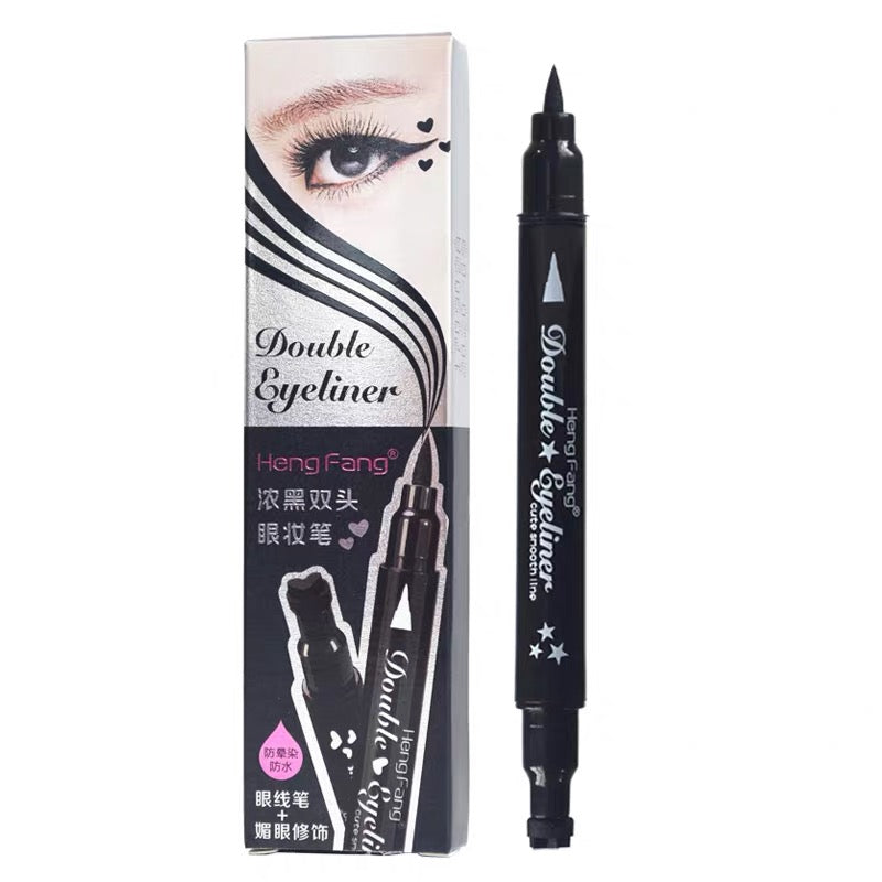 Wholesale Waterproof Stamp Eyeliner Long Lasting Fast Dry Private Label Liquid Eyeliner With Stamp Makeup Eyes Common Makeup DHL - My Store