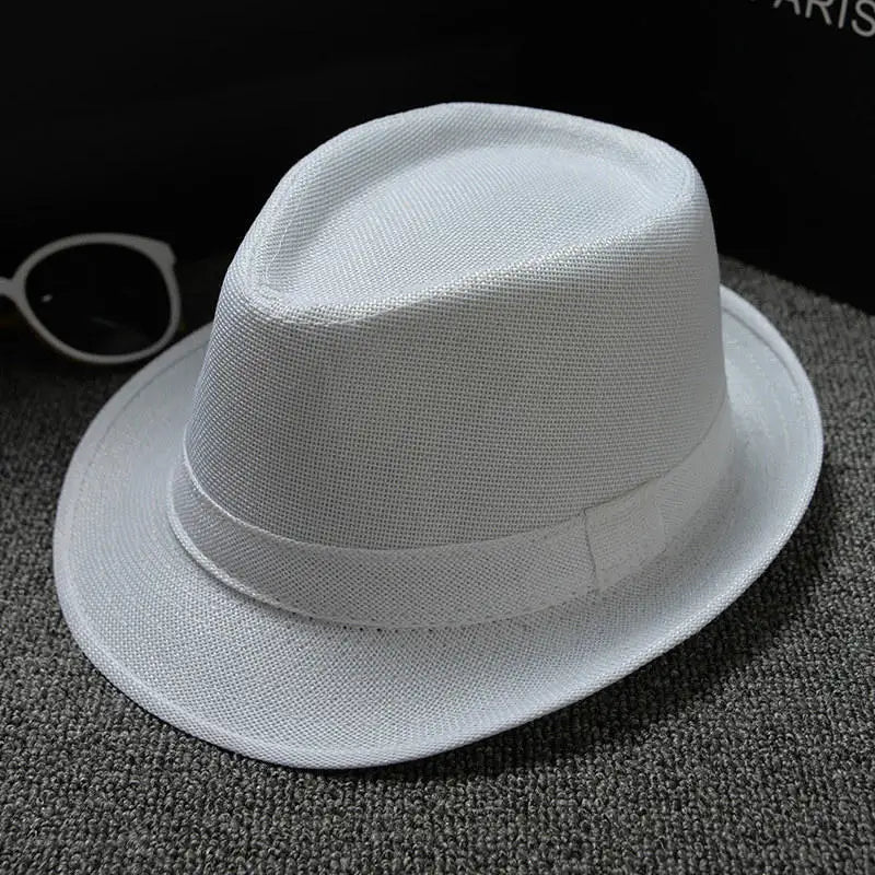 England Retro Men's Fedoras Top Jazz Plaid Hat Spring Summer Autumn Bowler Hats Cap Classic Version Chapeau Hats