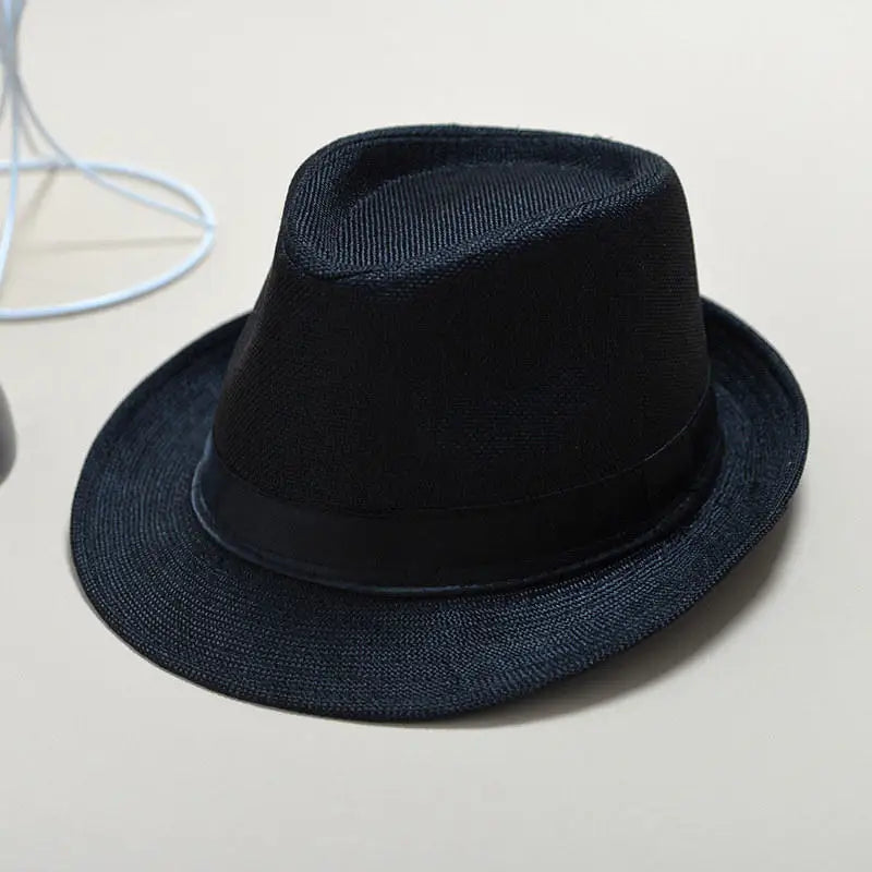 England Retro Men's Fedoras Top Jazz Plaid Hat Spring Summer Autumn Bowler Hats Cap Classic Version Chapeau Hats