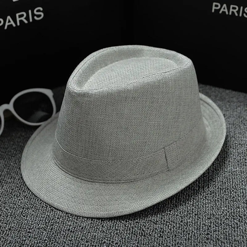 England Retro Men's Fedoras Top Jazz Plaid Hat Spring Summer Autumn Bowler Hats Cap Classic Version Chapeau Hats