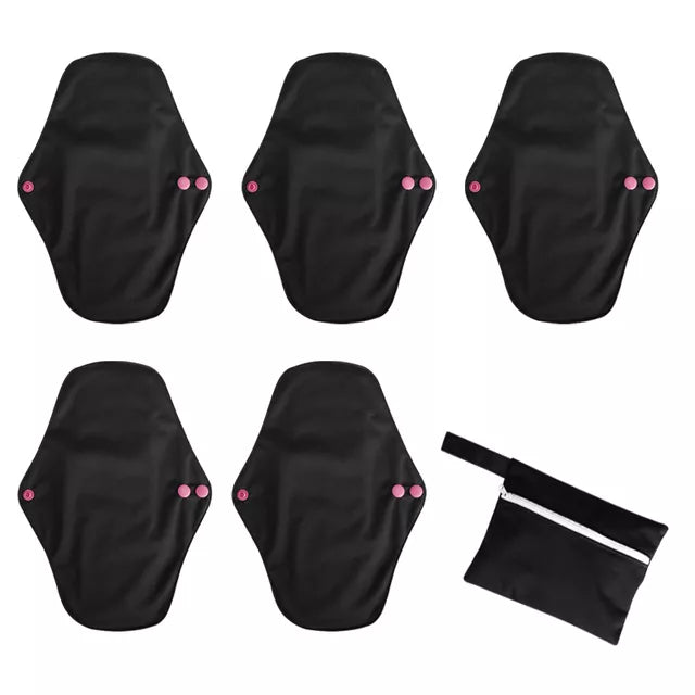 Reusable Menstrual Pads for Monthly Gaskets Women's Panties Washable Sanitary Napkin Female Hygiene Daily Towels Personal Health