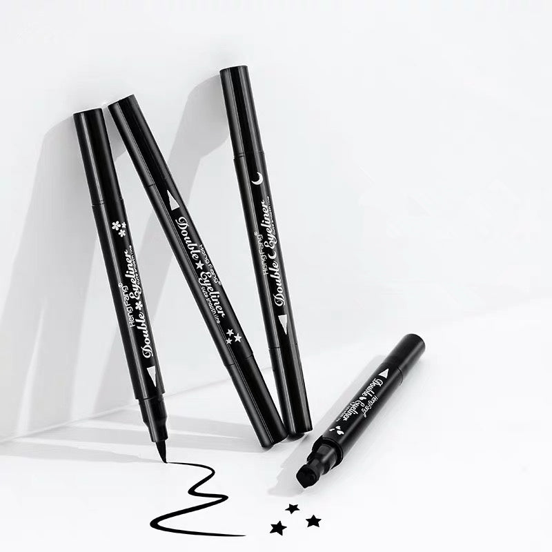 Wholesale Waterproof Stamp Eyeliner Long Lasting Fast Dry Private Label Liquid Eyeliner With Stamp Makeup Eyes Common Makeup DHL - My Store