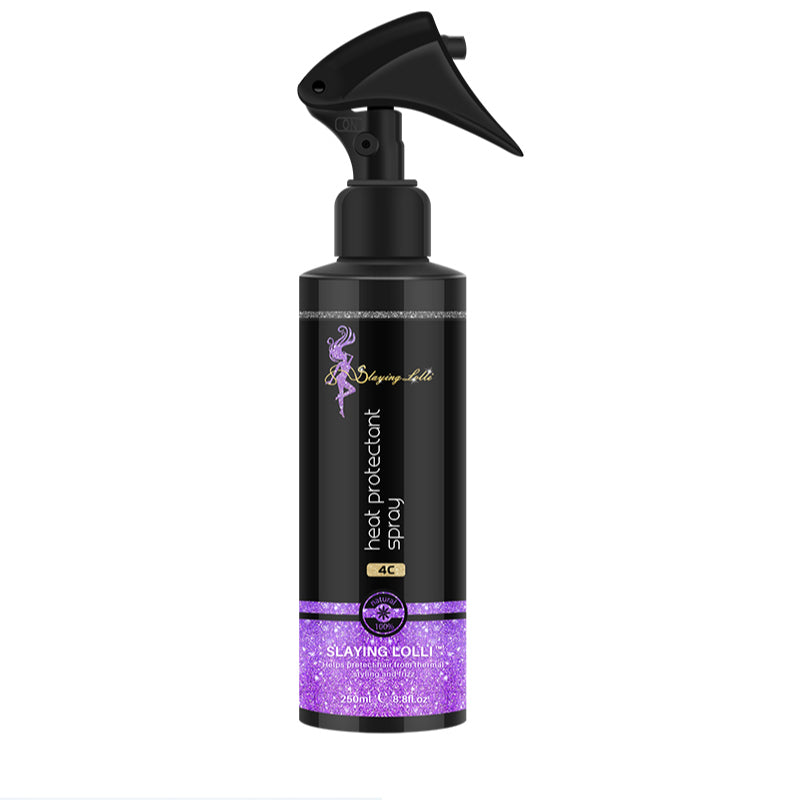 Private Label Professional Curly Hair Care Heat Protect Spray Keratin Treatment for 4C Hair