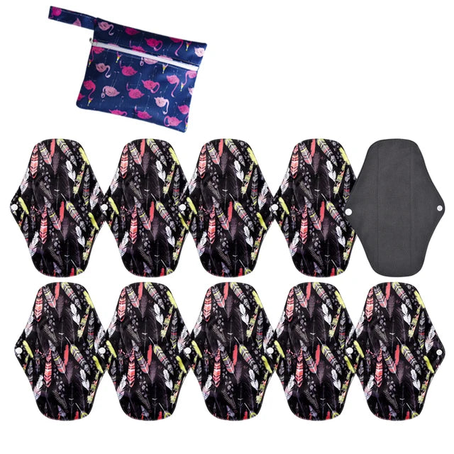 Reusable Menstrual Pads for Monthly Gaskets Women's Panties Washable Sanitary Napkin Female Hygiene Daily Towels Personal Health