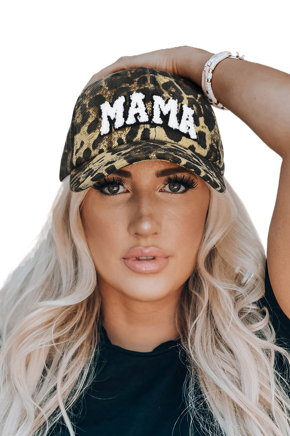 Leopard MAMA Embroidered Leopard Baseball Cap - My Store