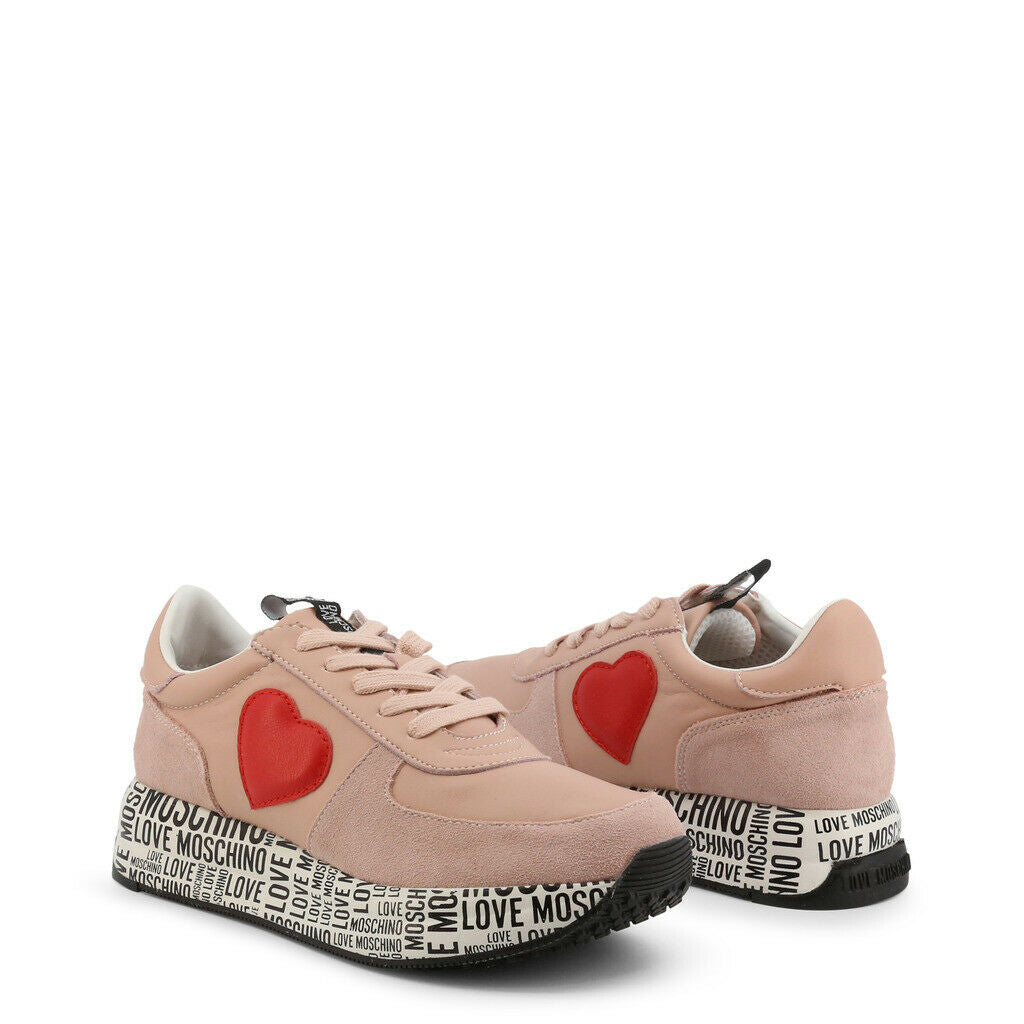 Pink Heart Sneakers - My Store