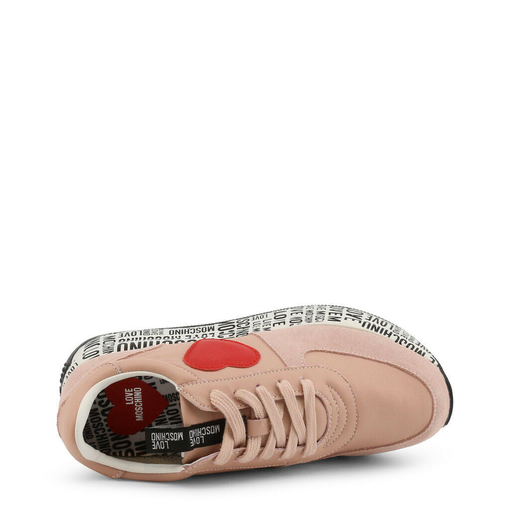 Pink Heart Sneakers - My Store