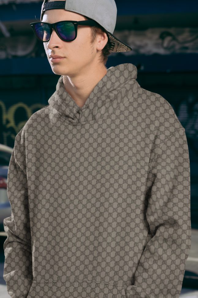 GUC Pattern Men Sublimation Hoodie - My Store