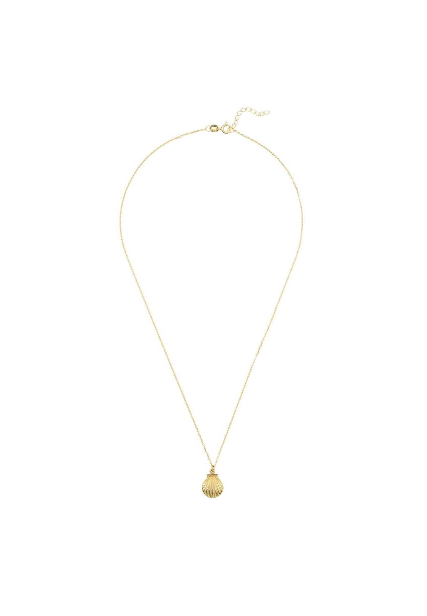 Scallop Mini Shell Necklace Gold - My Store