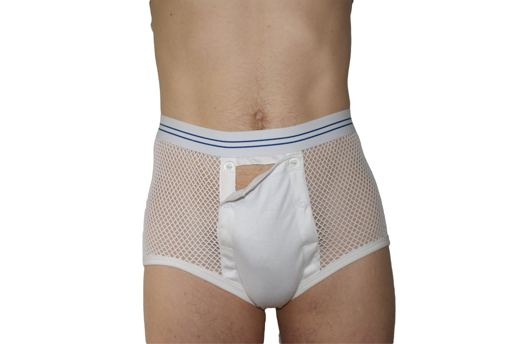 Vintage Classic String Underpants Underwear Briefs Men's Youth's With Plain Front Flap