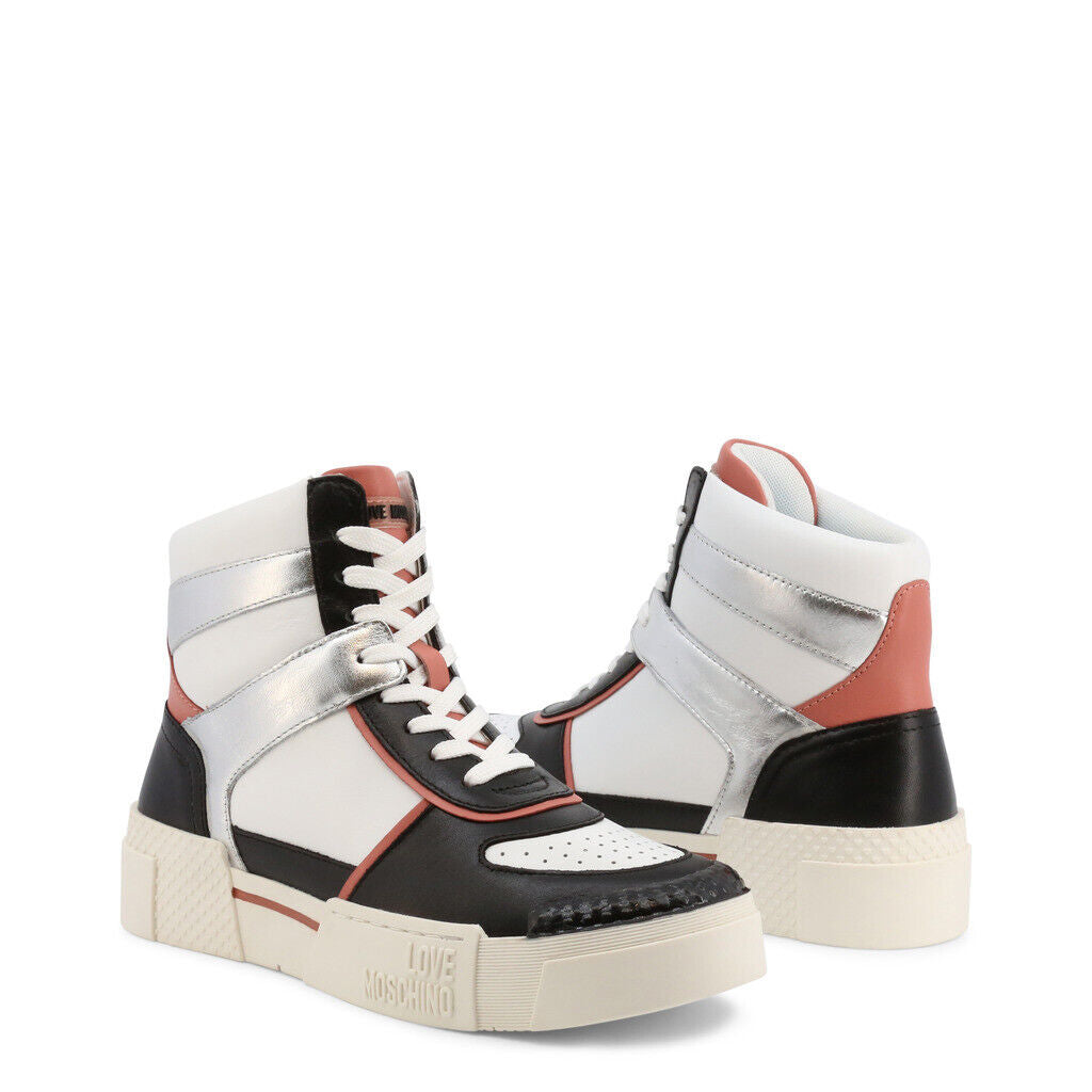 Silver High Top Sneakers - My Store